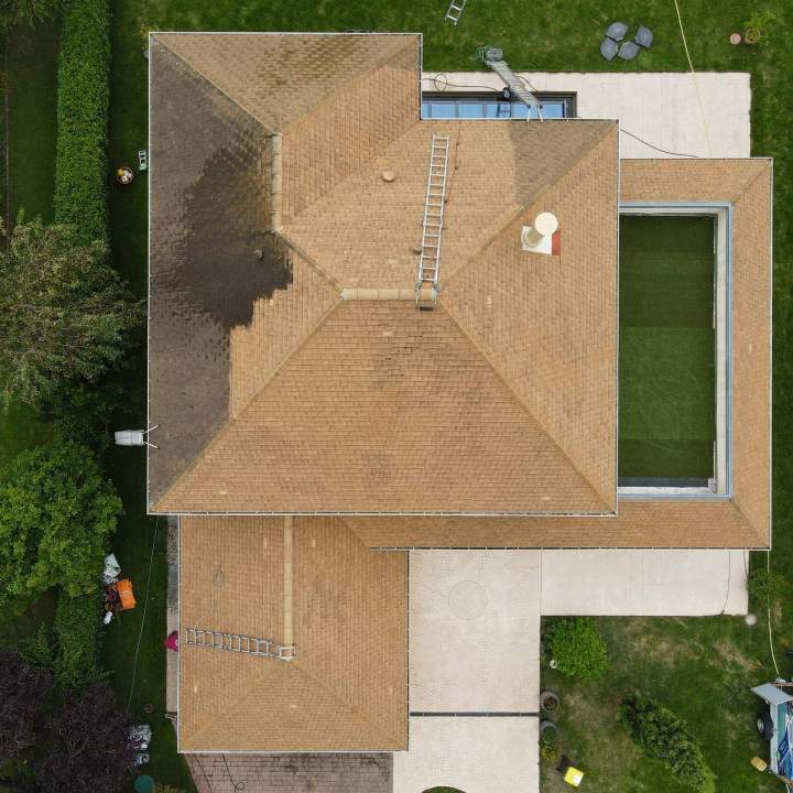 Rénovation de toiture par nettoyage Tournan-en-Brie