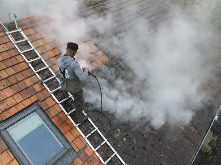 Nettoyage de toiture à vapeur Tournan-en-Brie